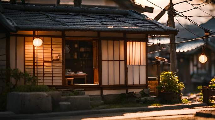 路口日本名宿风情