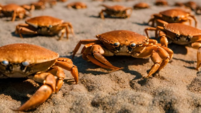 海滩上的海洋生物