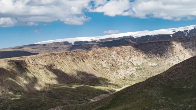 新疆天山冰川自然保护区平顶冰川