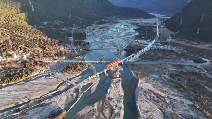 西藏波密基建 桥梁 道路