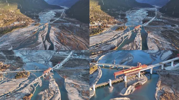 西藏波密基建 桥梁 道路
