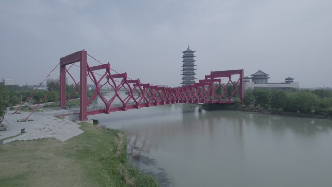 4K扬州大运河博物馆运河三湾游船