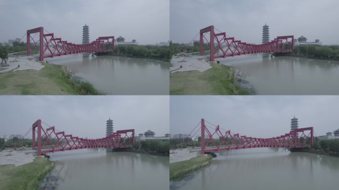 4K扬州大运河博物馆运河三湾游船
