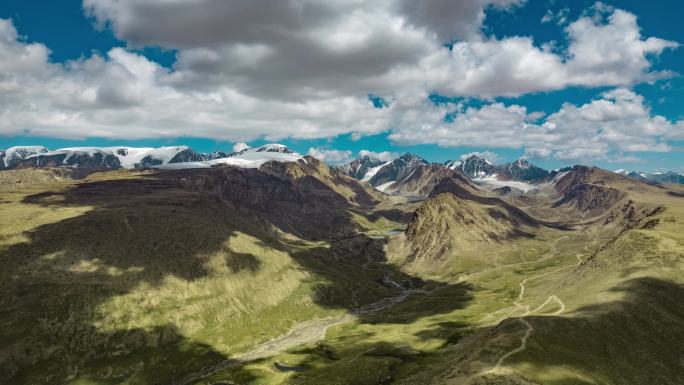东天山冰川自然保护区延时摄影