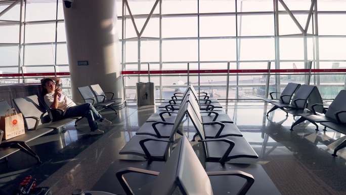 机场座椅机场空境素材