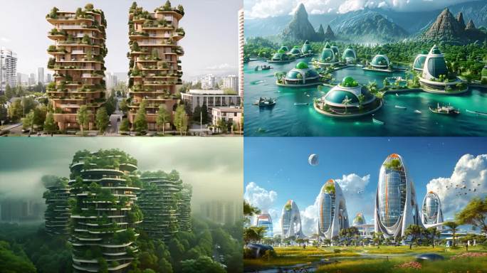 绿色生态城市建筑空间