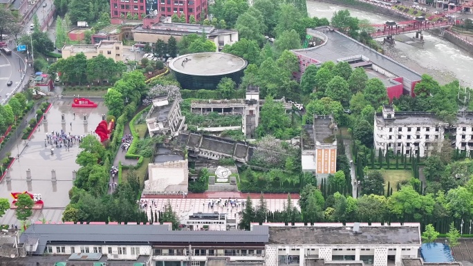 【4K原创】汶川地震漩口中学遗址