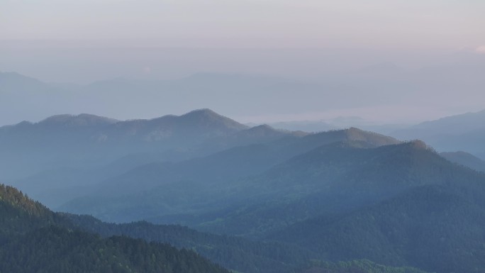 4K-Log-航拍五指山山脉