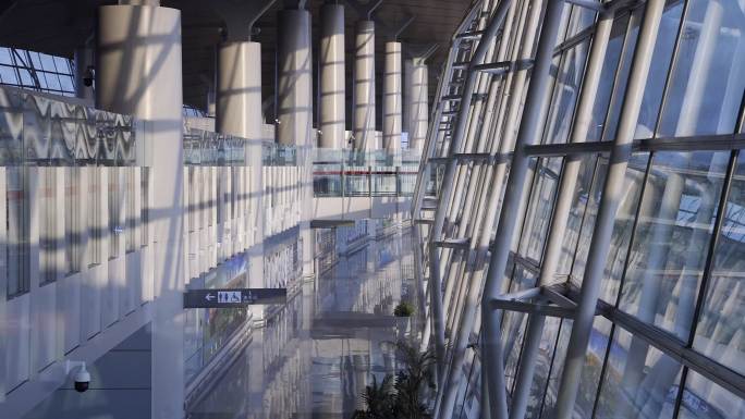 机场空境玻璃建筑大玻璃窗