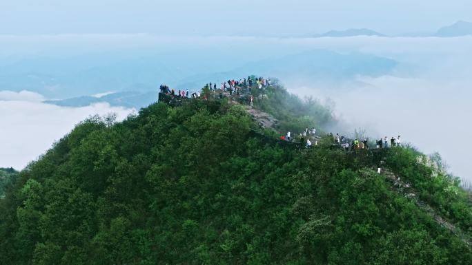 陕西秦岭商洛镇安海棠山云海