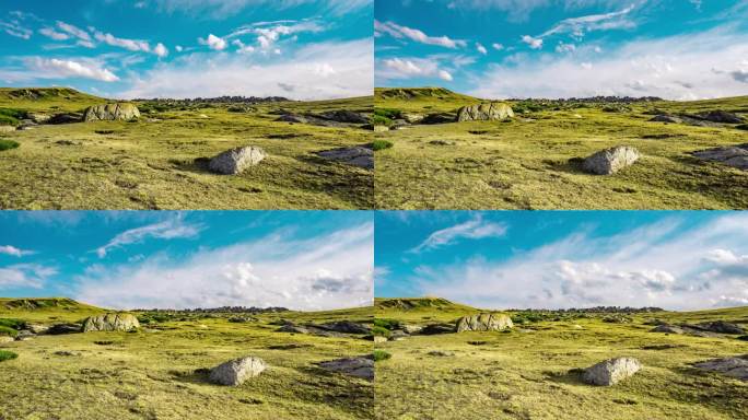 东天山自然保护区草场冰川遗迹