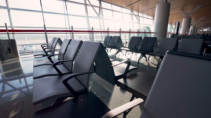机场座椅机场空境素材