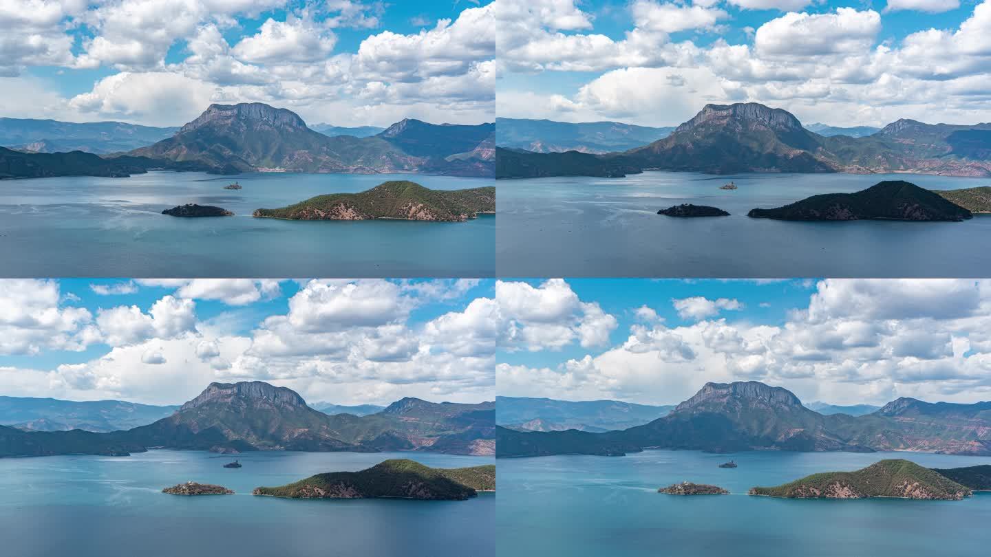 泸沽湖女神山