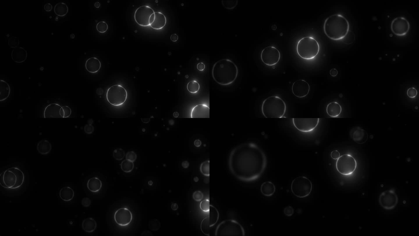 八种漂浮的泡泡 气泡