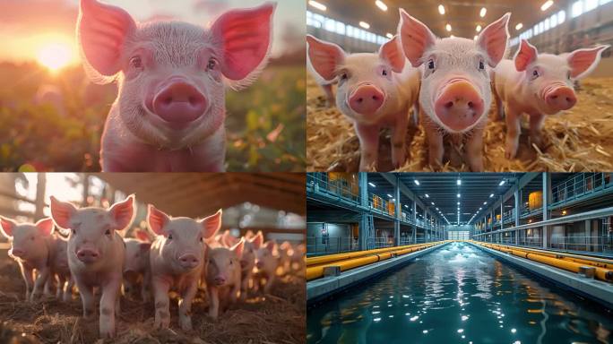 猪猪 家畜 农场 动物 农业 养殖 猪圈