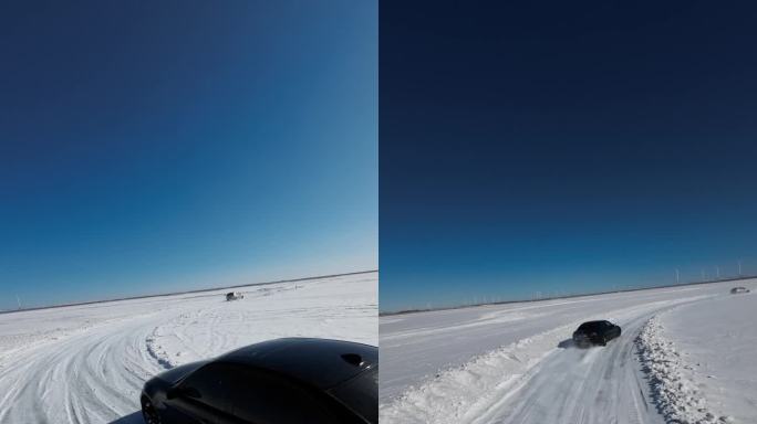 雪地试车 漂移 冰面漂移 练习漂移