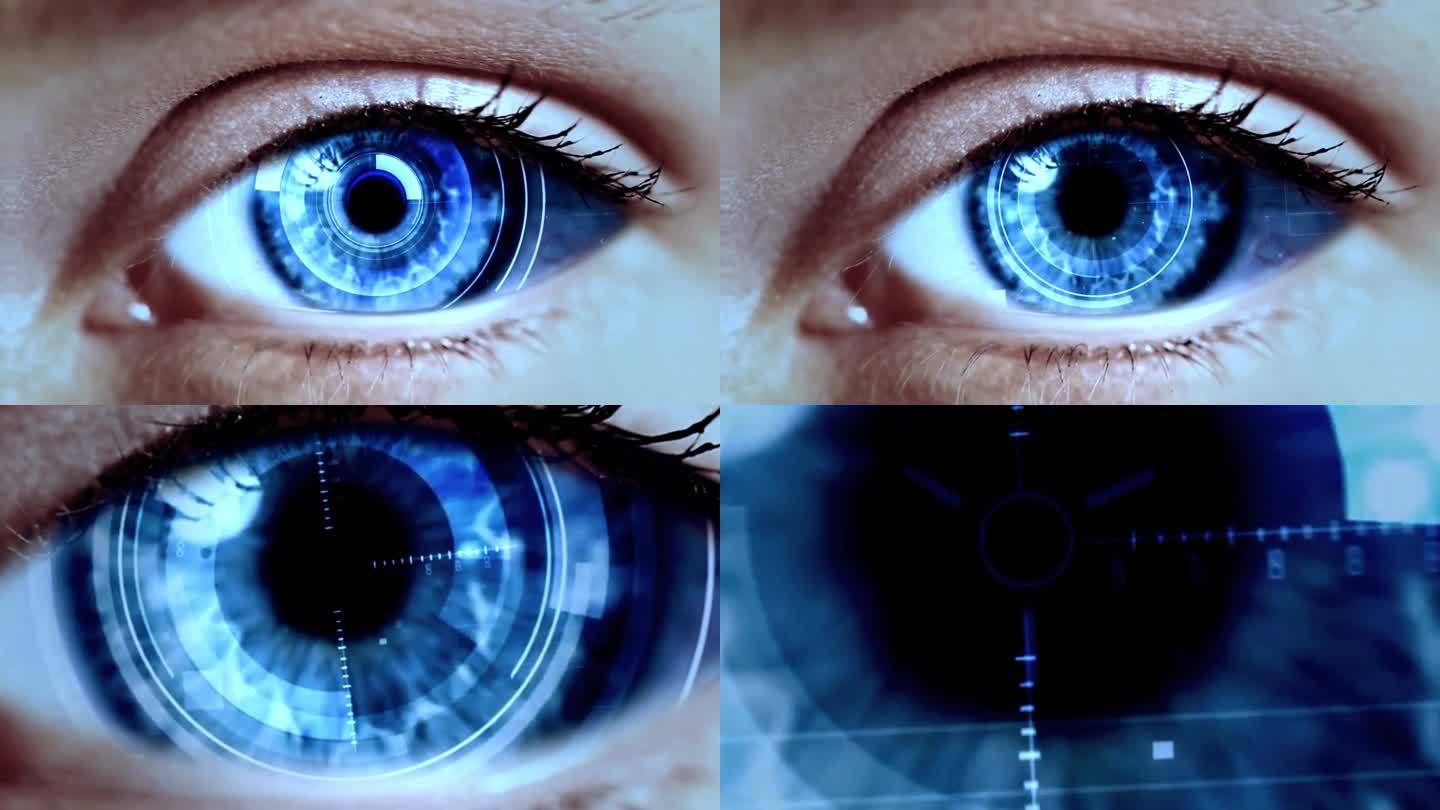 眼睛眼球科技穿梭2