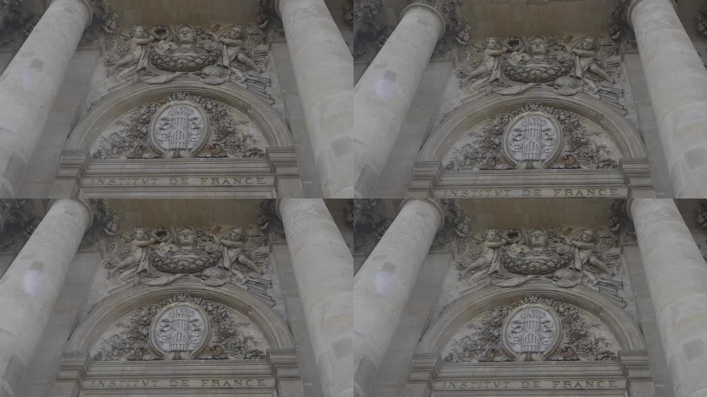 法国巴黎街景人流塞纳河建筑雕塑欧洲人文