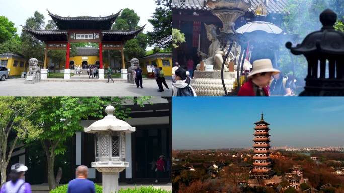 扬州祈福烧香拜佛平山堂大明寺实拍延时