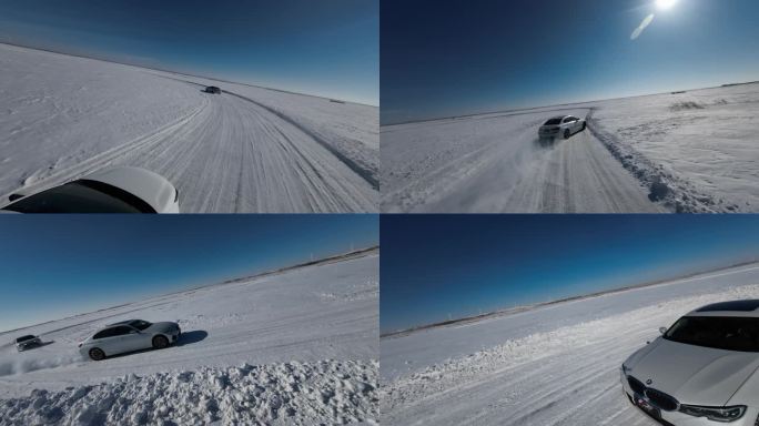 雪地试车 漂移 冰面漂移 练习漂移