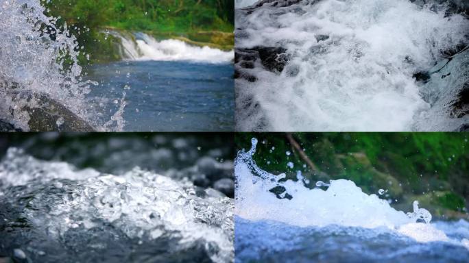 清澈 溪流 水流 水源 河流 流水