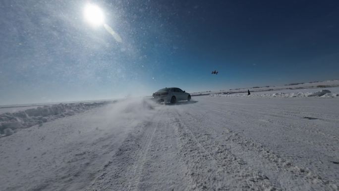 雪地试车 漂移 冰面漂移 练习漂移