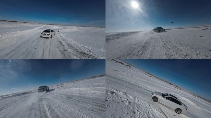 雪地试车 漂移 冰面漂移 练习漂移