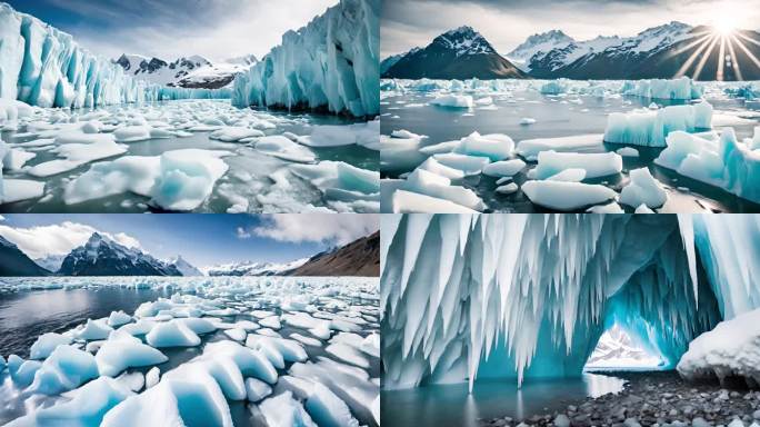 01冰川 冰川融化 温室效应