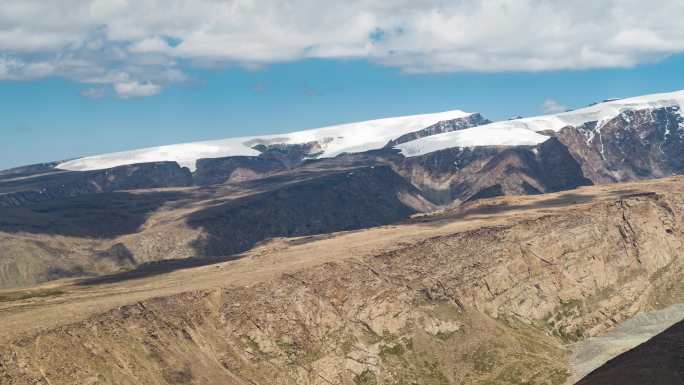 新疆天山冰川中国最大的平顶冰川