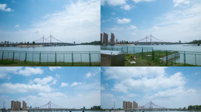 庆阳市西峰区彩虹桥大范围延时原照片序列