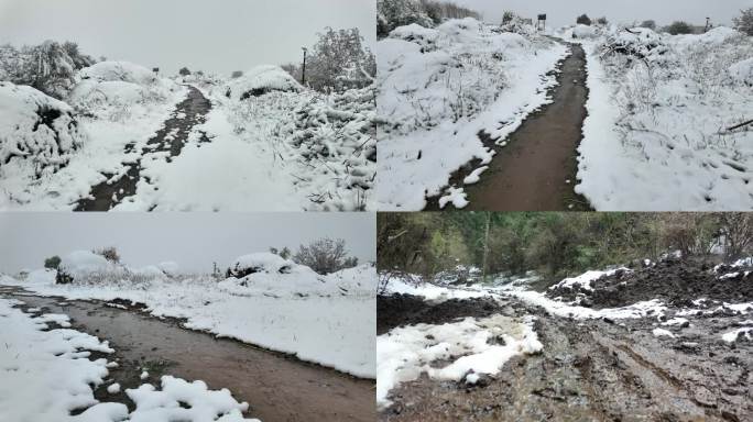 泥泞道路 雨雪道路