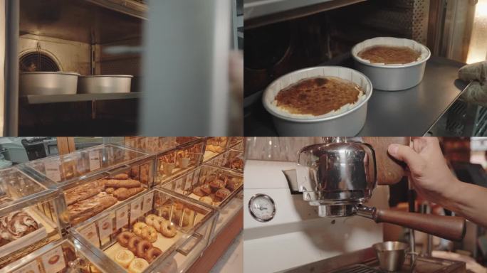 合集甜品店面包烘焙咖啡制作