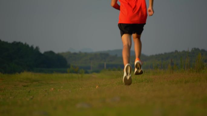 跑步锻炼训练阳光跑奔跑励志奋斗正能量