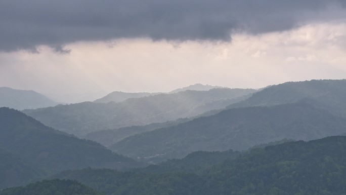 4K-Log-航拍五指山山脉