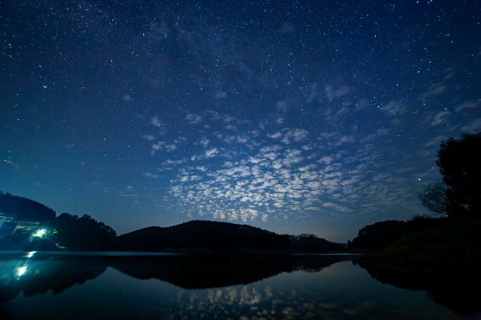 达开水库星空