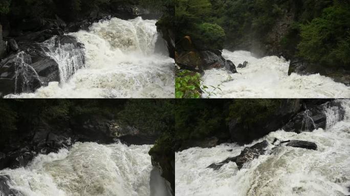 高山激流川藏线318国道峡谷旅行