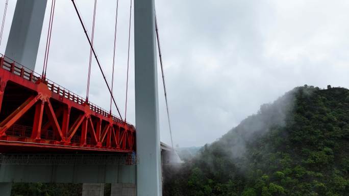 4K贵州阳宝山大桥云海航拍