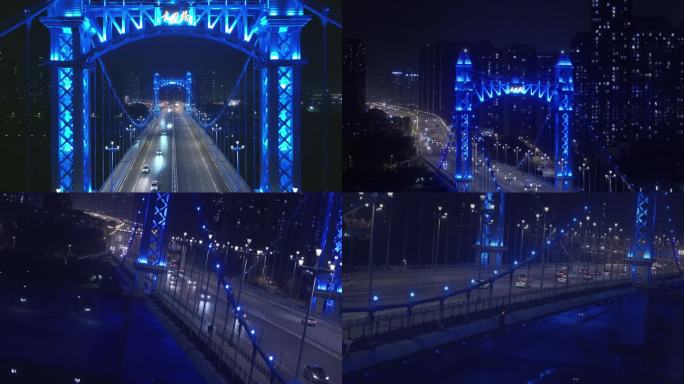 武汉夜景&古田桥 4K航拍
