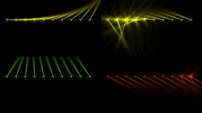 4k灯光阵列七彩色舞台灯光效果