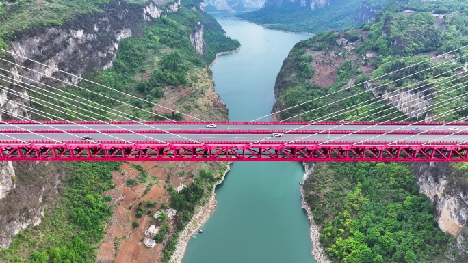 4K贵州鸭池河大桥航拍