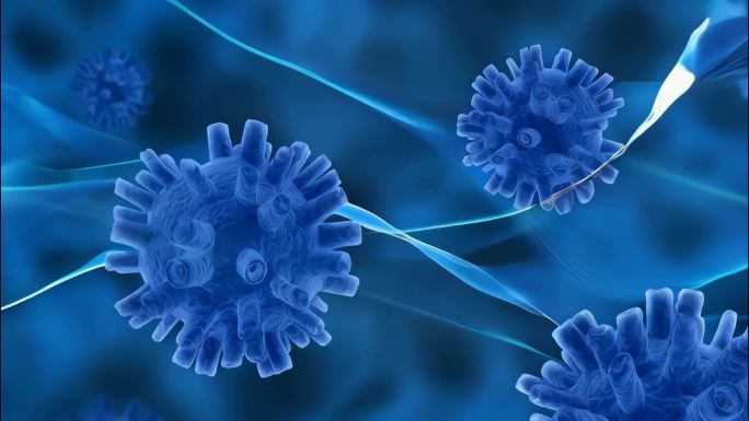 【4K】细菌生物DNA细胞微生物生命科技