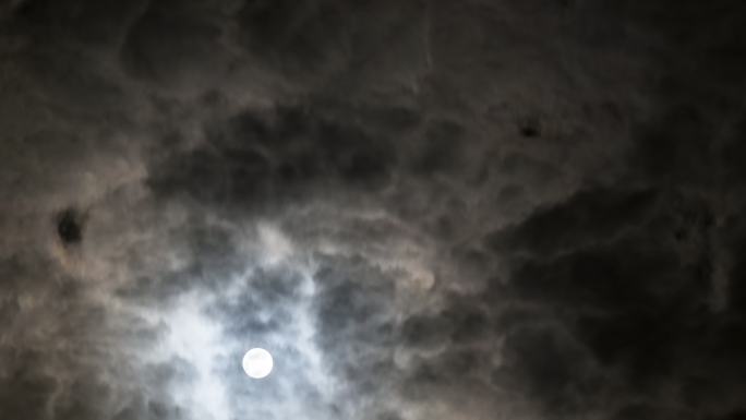 月亮月球超级月亮长焦特写延时皎洁明月