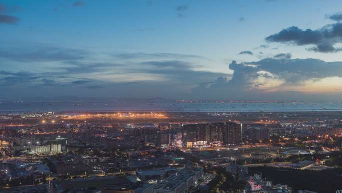 2020年深圳机场全景延时摄影