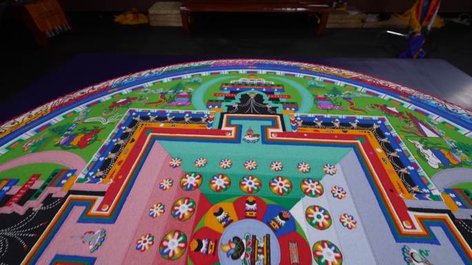 坛城 西藏 绘画 喇嘛 藏传