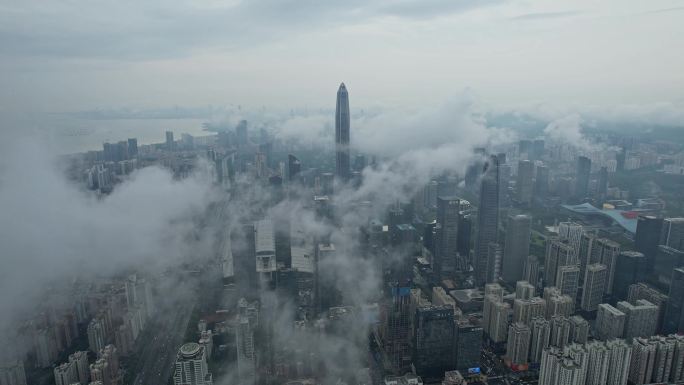 雨后的城市