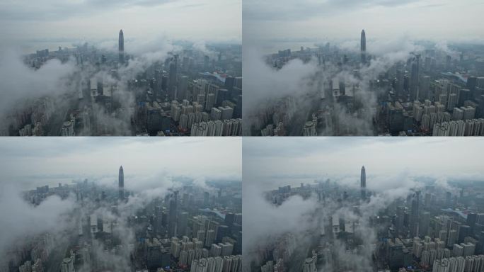 雨后的城市