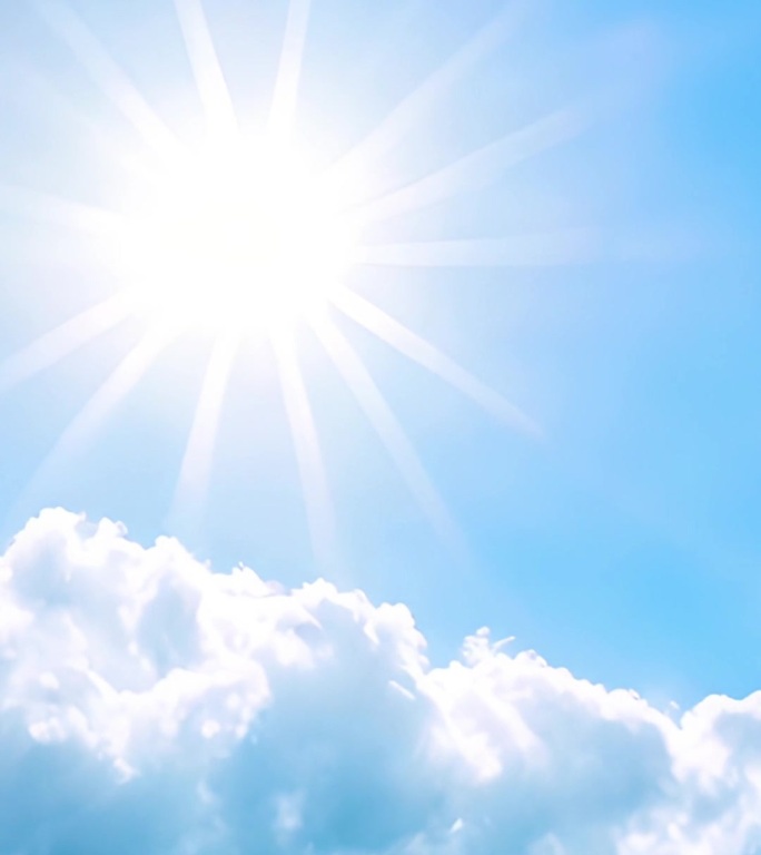 【竖屏】夏天高温天气酷暑竖版夏季气温高