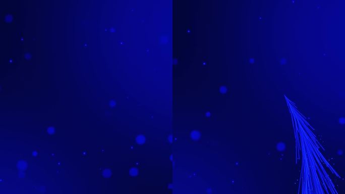 竖屏蓝色粒子背景 竖版科技蓝色生长粒子