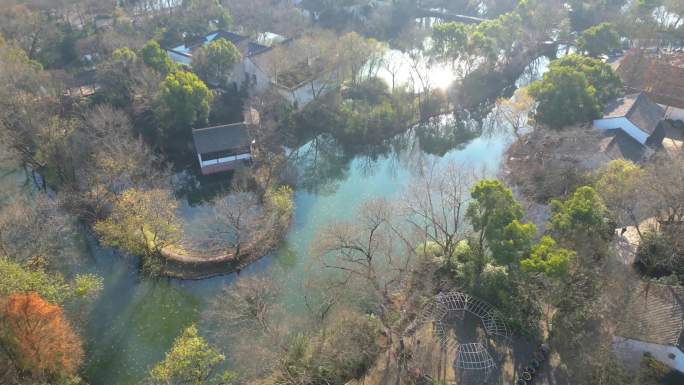 杭州市西湖区西溪湿地美景风景视频素材49