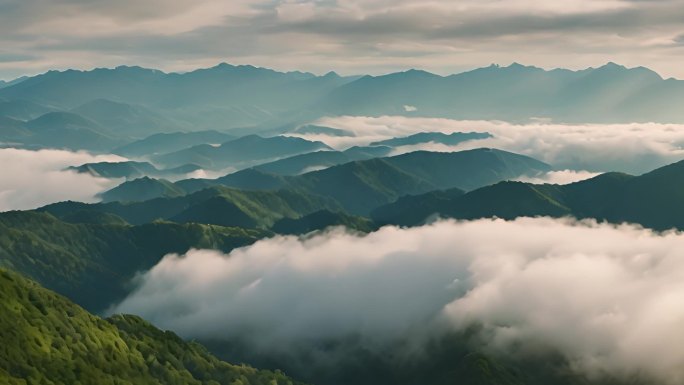 山脉云海